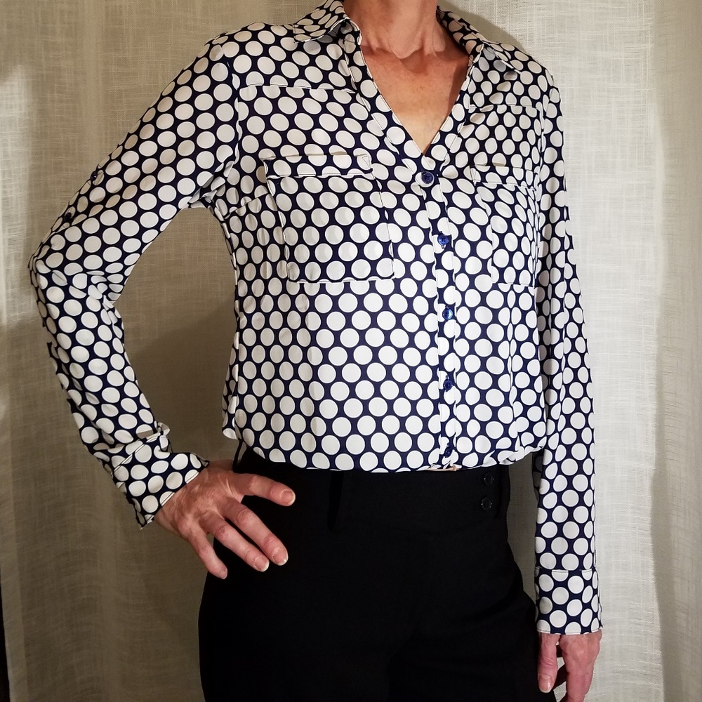 Express Portofino Small Button Down Shirt, Small